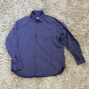 Armani Collezioni Men’s Button Up Long Sleeve Shirt